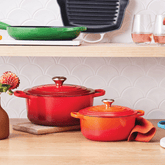 Panela Redonda Signature Laranja 22cm Le Creuset - Ela Decora